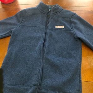 Vineyard vines zip up sweater